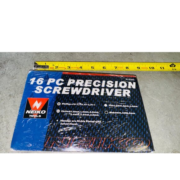 Neiko 16 Piece Hand Tool Set Precision Screwdriver Repair Tool Kit - Picture 3 of 5